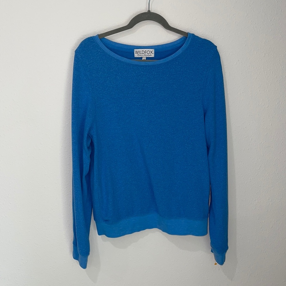 Blue Wildfox Comfy Sweatshirt